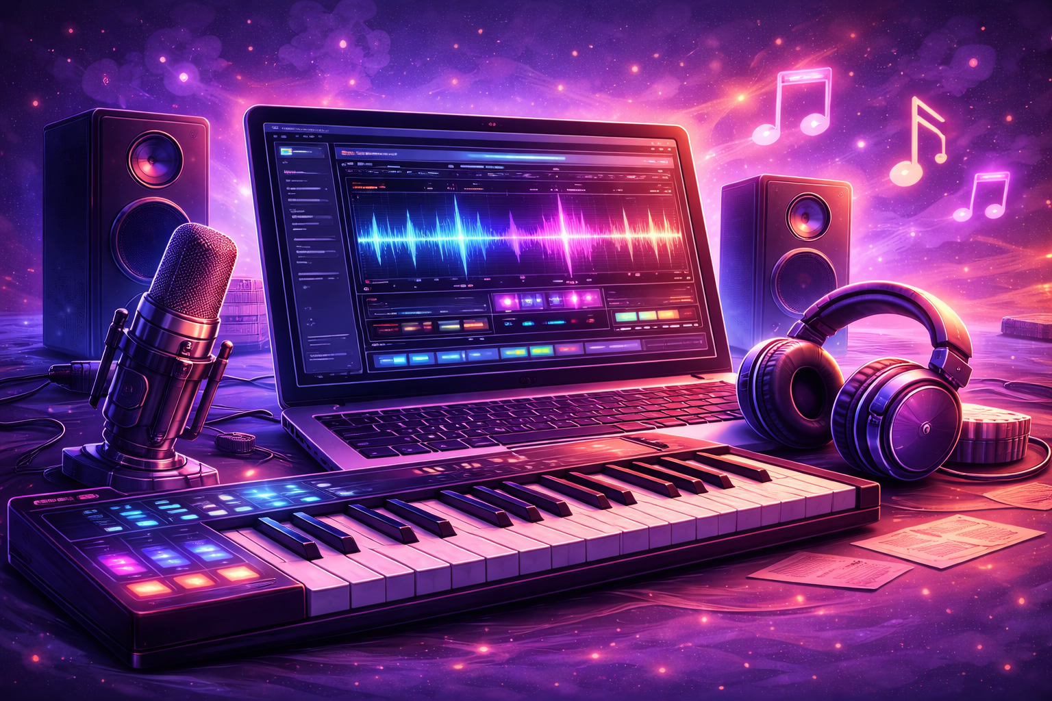 AI-musikgenerator — gratis AI-verktyg